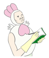 Kawaii rooster sticker #9207910