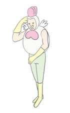 Kawaii rooster sticker #9207913