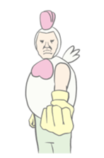 Kawaii rooster sticker #9207914