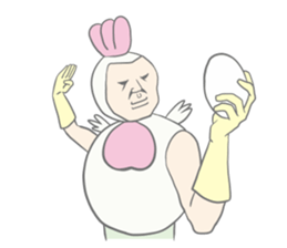 Kawaii rooster sticker #9207919