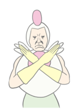 Kawaii rooster sticker #9207926