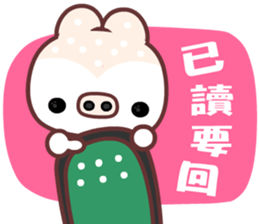 I love Manto pig sticker #9208068