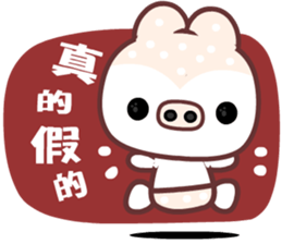 I love Manto pig sticker #9208079