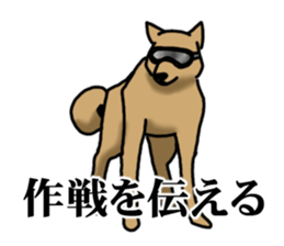 Survival game dog sticker #9208334