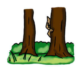 Survival game dog sticker #9208354