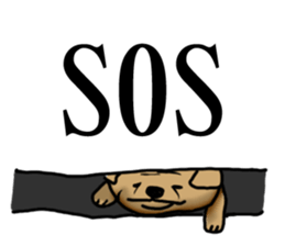 Survival game dog sticker #9208367