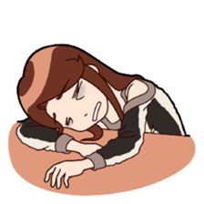 Sticker is girl sticker #9208977