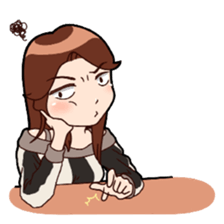 Sticker is girl sticker #9208985