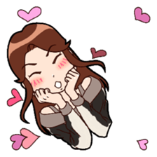 Sticker is girl sticker #9208986