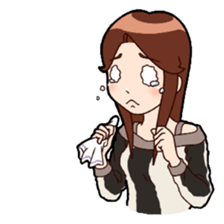 Sticker is girl sticker #9208987