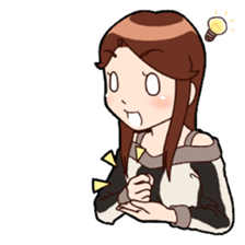 Sticker is girl sticker #9208991