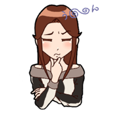 Sticker is girl sticker #9208992