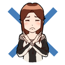 Sticker is girl sticker #9208994