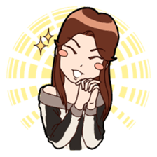 Sticker is girl sticker #9208996