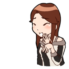 Sticker is girl sticker #9209004