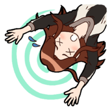 Sticker is girl sticker #9209006