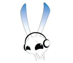 MP3 Bunny sticker #9210331