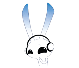 MP3 Bunny sticker #9210331