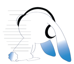 MP3 Bunny sticker #9210332