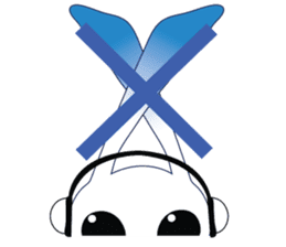 MP3 Bunny sticker #9210337