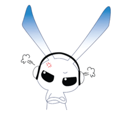 MP3 Bunny sticker #9210346