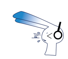 MP3 Bunny sticker #9210358