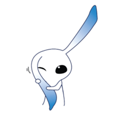 MP3 Bunny sticker #9210364