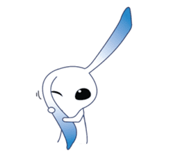 MP3 Bunny sticker #9210364