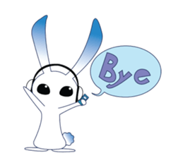 MP3 Bunny sticker #9210367