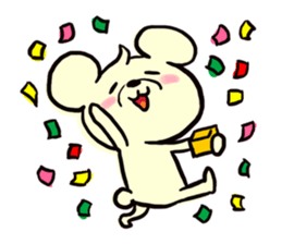 Cream of bear sticker #9210401