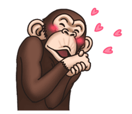 Crazy Funky Monkey sticker #9211019