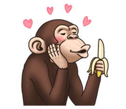Crazy Funky Monkey sticker #9211038