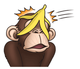 Crazy Funky Monkey sticker #9211044