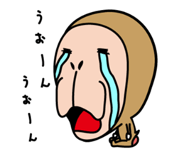 kawaii japanese macaque sticker #9211275