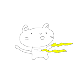 The greenhouse nukunuku cat sticker #9211391