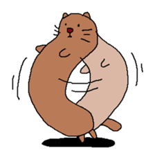 My name is long cat. sticker #9211504