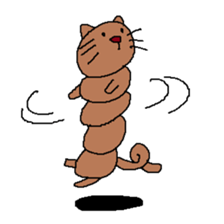 My name is long cat. sticker #9211516