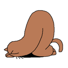 My name is long cat. sticker #9211517