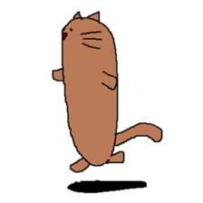 My name is long cat. sticker #9211520