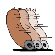 My name is long cat. sticker #9211521