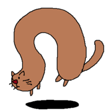 My name is long cat. sticker #9211522