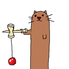 My name is long cat. sticker #9211531