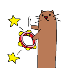 My name is long cat. sticker #9211536