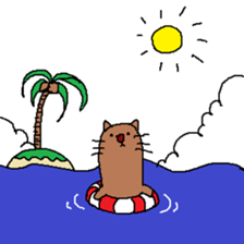 My name is long cat. sticker #9211541