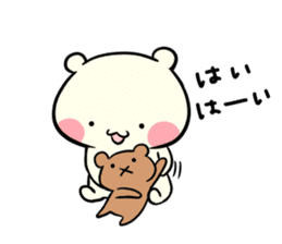 Adorable Kumako & Chibikuma 7 sticker #9211639