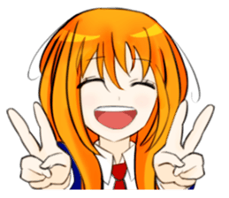 Lovely Blond Hair Girl sticker #9212344