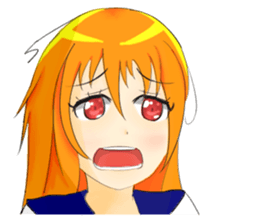 Lovely Blond Hair Girl sticker #9212356