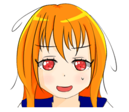 Lovely Blond Hair Girl sticker #9212359