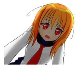 Lovely Blond Hair Girl sticker #9212361