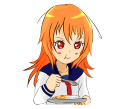 Lovely Blond Hair Girl sticker #9212367